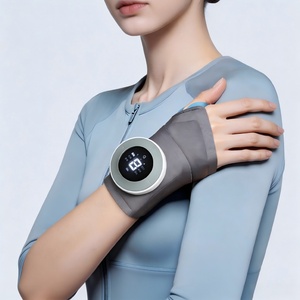 Masseur de main chauffant intelligent EMS à lumière rouge pour gaine tendineuse du poignet, avec électrostimulation TENS, pour la maison et le sport - Product Image 1