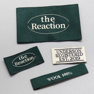 ฉลากเสื้อผ้าและงานฝีมือ100% ผ้าทอหนาแน่นสูงสั่งทำโลโก้แบรนด์เสื้อผ้าป้ายผ้าทอสำหรับตัดเย็บเสื้อผ้าและงานฝีมือ - Product Image 4