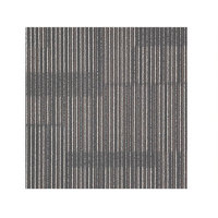 Tapis commercial tapis PVC dos polypropylène tapis 50*50cm peler et coller tapis carreaux sol pour bureau salon