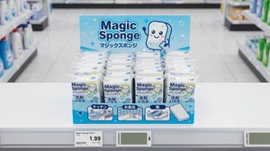 Esponja Mágica Ecológica con Caja de Exhibición Personalizada PDQ, <span class=keywords><strong>Espuma</strong></span> de Limpieza de Melamina Envuelta Individualmente para Venta al por Menor en Supermercados - Product Image 3