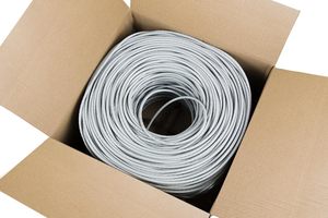 SYONG 1000ft haute vitesse Cat5 intérieur UTP câble Ethernet <span class=keywords><strong>RJ45</strong></span> ours cuivre solide 4 paires 0.48/0.50 gris 5.5mm diamètre extérieur - Product Image 6