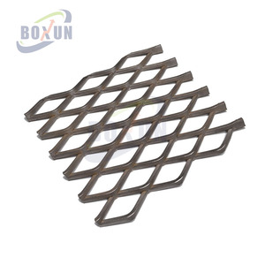 2mm 3x5 5x10 4mm Độ dày Kim Cương thép carbon thấp mở rộng kim loại lưới hộp kim loại rèm tường - Product Image 3