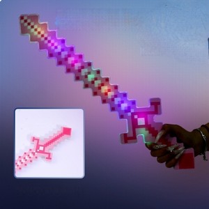 Espada de Plástico con Luces LED y Sonido, Bastón Luminoso Intermitente, Varita Brillante para Niños de 2 a 4 Años, Juguetes Unisex para Fiestas - Product Image 3