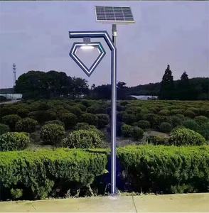 Lampadaire en aluminium profilé intégré, lampadaire solaire de jardin, éclairage <span class=keywords><strong>extérieur</strong></span> à LED, lampes en aluminium, IP65, alimenté par énergie solaire - Product Image 6