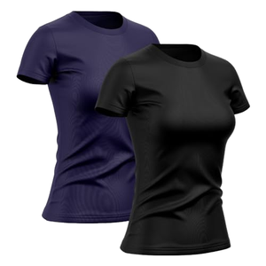 Nouveau T-shirt décontracté d'été pour femme en toile écologique non tissée, col en V ample, couleur unie, style simple et élégant, à manches courtes - Product Image 1