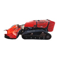 Robot de lutte contre les incendies Guoxing, flexible et durable, avec un grand réservoir de carburant pour la lutte contre les incendies et le désherbage, tondeuse portable KT500