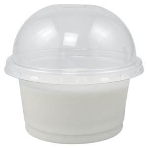 Disposable <b>Plastic</b> <b>Cup</b> With Lid 101Ml To 200Ml Round For Dessert Packaging - Product Image 1