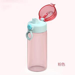 Gobelets en plastique avec couvercle, nouveaux gobelets à eau potable directe pour hommes, femmes, étudiants, enfants, utilisation portable en extérieur - Product Image 1