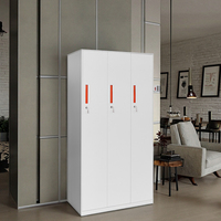 CHNSMILE Armoire Pliable Portable en Métal et Acier Détachable, Moderne, Étanche et Durable avec Serrure à Clé, Bagage Personnalisé