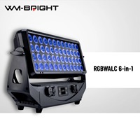 Luz LED RGBLAC de 1100W, Resistente al Agua IP65, DMX512, Proyector de Pared para Exteriores, Iluminación para Escenarios, Bodas, Eventos y Espectáculos