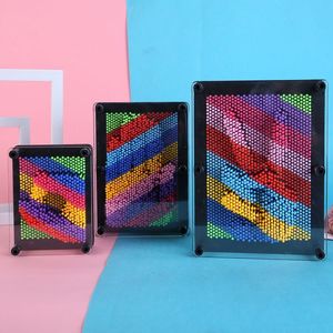 Kit de manualidades de pintura con aguja 3D, modelo de huella de mano, cuadrado de plástico, para niños, proyecto de arte DIY - Product Image 1