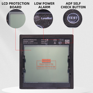 Casque de soudage solaire à obscurcissement automatique grand écran 3,94 " x 3,66 " à couleurs réelles, masque de soudage TIG MIG Arc à 4 capteurs et visière large - Product Image 5