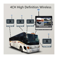 4CH 7 pouces WiFi sans fil voiture DVR avec Vision nocturne étanche caméra de recul aide au véhicule 1 an de garantie