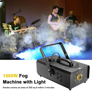 SHEHDS 1500W RGB LED Smog Maker DMX512 Stage Fog Machine for DJ Concert Event Effect - Product Image 2