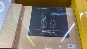 Système de transmission vidéo et photo sans fil Feidu FWT-300PRO+ 1000 pieds 4K HD-MI, récepteur 1080P 1000m, kit émetteur 0,01S pour vidéo - Product Image 3