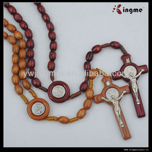 <span class=keywords><strong>St</strong></span> <span class=keywords><strong>Benedict</strong></span> 아크릴 카톨릭 목걸이 묵주 코드 선물 - Product Image 5