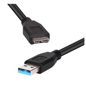 Cable de Datos USB 3.0, Micro USB a USB A Macho, para Lector de Tarjetas y Dispositivos de Almacenamiento Externos, 0.4m de Longitud, Material Plástico, Ligero, 10g - Product Image 1