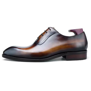 Nuevos Zapatos Oxford de Cuero para Hombre, Estilo Británico Casual de Lujo, Hechos a Mano, Bordados, Ligeros, para Otoño, Bodas, Oficina Profesional - Product Image 3