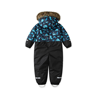 Grenouillères d'hiver à manches longues et à capuche pour bébés, grenouillères imperméables pour bébé, grenouillère pour bébé 100% en polyester