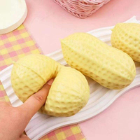 Jouet Squishy réaliste en forme d'arachide à faire soi-même, anti-stress, à presser, jouet sensoriel de décompression pour enfants et adultes, cadeau, vente en gros