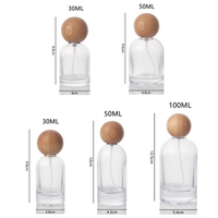Farbenfrohe Parfümflaschen 30ml 50ml Maßgefertigte Glas-Parfümflaschen Großhandel Dubai Flasche Glas Leer