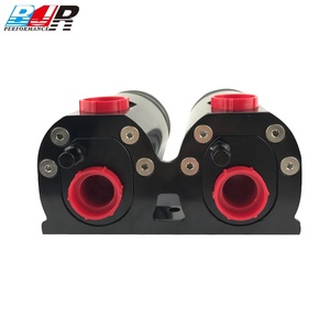 BJR Performance - Depósito de Aceite Doble Universal con Conexión Hembra de Aluminio AN10, Nuevas Piezas de Auto para el Sistema de Combustible, 1 Año de Garantía - Product Image 3