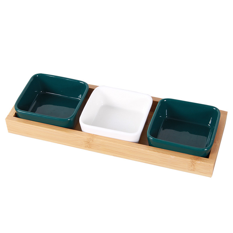 Ensemble de trois grilles (vert + blanc + vert)