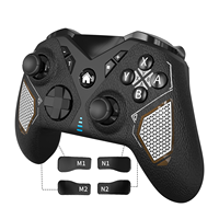 Nouvelle manette de jeu sans fil programmable avec double vibration et boutons arrière pour N-Switch, Switch, Android, PC
