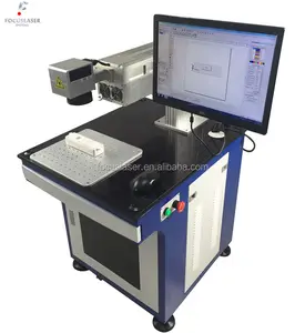 Guangzhou 20 w 30 w PE machine d'inscription de laser de fiber pour le métal de gravure de couleur