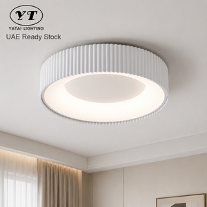 Plafonnier Led rond moderne à intensité variable, en acrylique et fer, avec télécommande, pour salon, chambre à coucher, décoration intérieure de la maison - Product Image 1