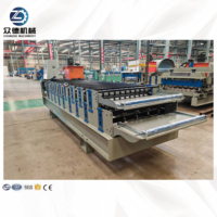 Machine de formage de tôles trapézoïdales polyvalente à double couche pour les commandes de construction, machine de formage de profilés trapézoïdaux