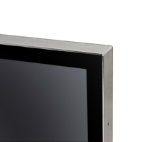 Computadora Táctil de 15.6 Pulgadas Resistente al Agua, Intel N97, Carcasa de Acero Inoxidable Completamente Sellada para Uso Industrial, PC Industrial