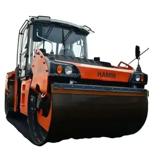 Road machinery produced in Germany is suitable for 10 ton used HAMM double-single drum rollers for sale at cheap prices
