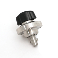 Dispositif de verrouillage rapide à quart de tour, sur mesure OEM, en acier inoxydable usiné CNC de précision, avec fixation à une touche