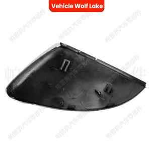 Coque de rétroviseur latéral gauche et droite de remplacement en ABS pour Volkswagen Golf 7, couleur argent - Product Image 2