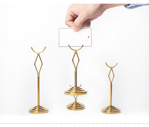 โรงแรมร้านอาหารโกลเด้นบุฟเฟ่ต์ชื่อแท็กเมนูยืนตารางโลหะชื่อยืนหลายขนาดสำหรับพรรค4นิ้ว - Product Image 2