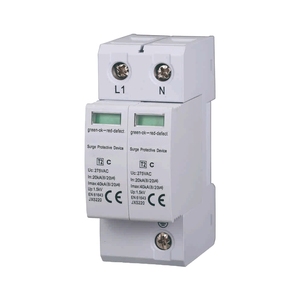 Dispositivo de Protección Contra Sobretensiones Gloca 2P 275VAC 40kA T2 Protección del Sistema Eléctrico - Product Image 1