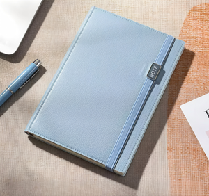 Libreta <span class=keywords><strong>de</strong></span> Cuero Texturizado A5 para Negocios, Diario Simple, Agenda Portátil, Logotipo Personalizable - Product Image 3