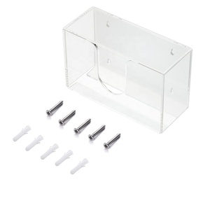Parete Supporto Del Tessuto Coperchio Della Scatola Del Tessuto Acrilico di Plastica Da Cucina Ristorante Portatovaglioli Asciugamano Viso Titolari di Carta - Product Image 3