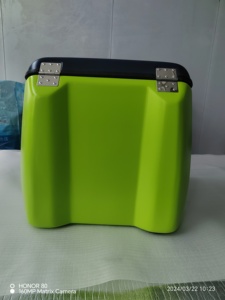 Caja de almacenamiento trasera de fibra de vidrio para motocicleta/scooter, baúl trasero, caja superior para reparto, piezas de repuesto para motocicleta eléctrica - Product Image 3