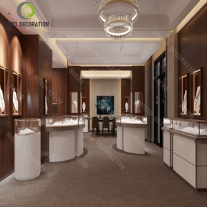Vitrina de Vidrio Personalizada <span class=keywords><strong>para</strong></span> Exhibición de Joyería, Mueble Exhibidor <span class=keywords><strong>para</strong></span> Joyería - Product Image 1