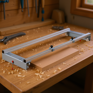 Guía de fresado para router de madera de 60 pulgadas con función de bloqueo para máquina de recortar y cepillar, fácil de ajustar, para carpintería - Product Image 2