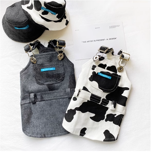 Overall Denim Anjing Model Suspender untuk Pasangan Anjing Musim Gugur - Product Image 3