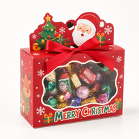 Scatola Espositiva Natalizia Personalizzata con Finestra in PVC Trasparente, Confezione Regalo Magnetica, Vendita all'Ingrosso Diretta dalla Fabbrica OEM ODM