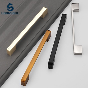 Modern American Extended Wardrobe Simple European Nordic Black Hardware Drawer Cabinet <strong>Door</strong> Pull <strong>Knobs</strong> - Product Image 6