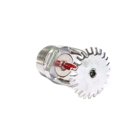 Système de tête d'incendie à jet direct en acier inoxydable et laiton certifié FM, économique, pour intérieur, 57/68/79 degrés, débit de 80/115 L/min
