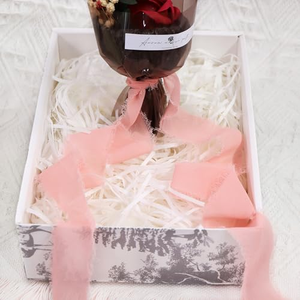 Cinta de Regalo Personalizada, Orgánica y Ecológica, de 1.5 cm, con Flecos Desgarrados a Mano, Rollo de Cinta de Algodón Estrecha con Bobina de Madera - Product Image 5