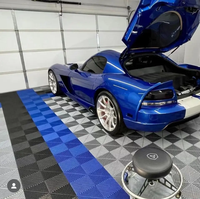 Carrelage de sol de Garage en plastique PP PVC environnemental, carrelage de garage, carrelage en plastique, grille de sol, lavage de voiture