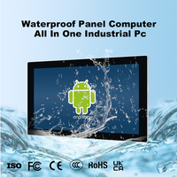 Monitor de montaje en pared de PC de panel táctil todo en uno industrial personalizado con accesorio de computadora industrial