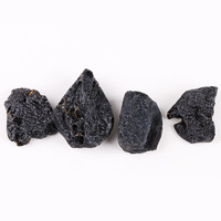 Pierres dures de cristal de qualité supérieure, météorite, gravier, noir, à vente, livraison gratuite